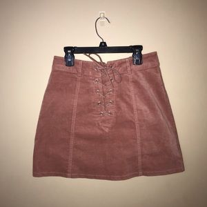 pink skirt
